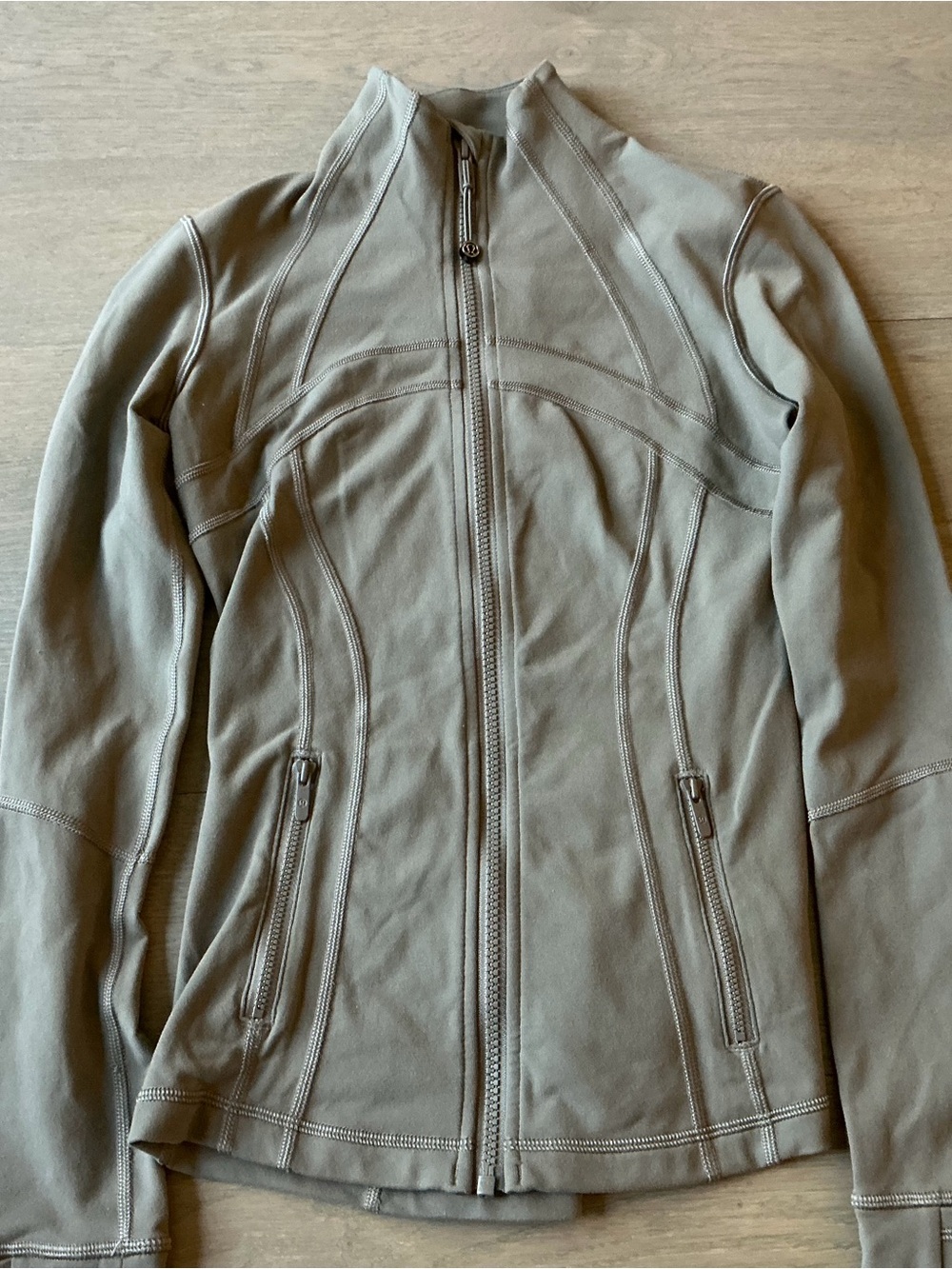 brownish taupe lululemon define jacket